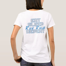 "Eten, slapen, regeren, herhalen" T-shirt
