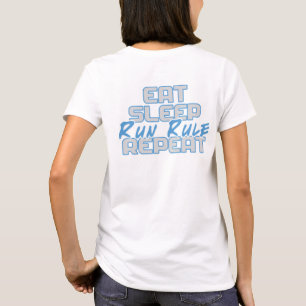 "Eten, slapen, regeren, herhalen" T-shirt
