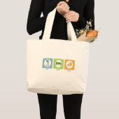 Eten Slapen Schilderen Grote Tote Bag (Voorkant (product))