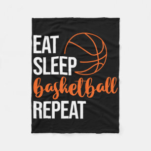Eten Slapen Sketll Herhalen Plezier Sport Motivati Fleece Deken