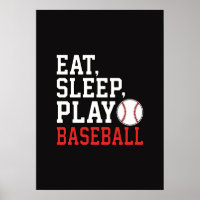 Eten Slapen Spelen Honkbal Grappige Honkbal Citaat