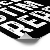 Eten Slapen Stim Herhalen Autisme Bewustzijn Kinde Poster (Hoek)