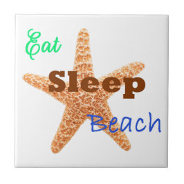 Eten Slapen Strand - Tegels Tegeltje