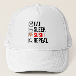 Eten. Slapen. Sushi. Herhalen Trucker Pet