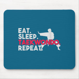 Eten Slapen Taekwondo Herhalen Taekwondo Muismat