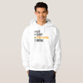 Eten. Slapen. Tiki Bars. Herhalen Hoodie (Voorkant volledig)