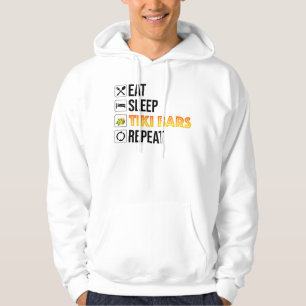 Eten. Slapen. Tiki Bars. Herhalen Hoodie
