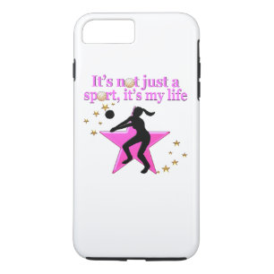 ETEN, SLAPEN, TRAINEN, ROZE VOLLEYBAL STER ONTWERP Case-Mate iPhone CASE
