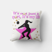 ETEN, SLAPEN, TRAINEN, ROZE VOLLEYBAL STER ONTWERP