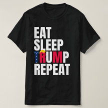 Eten Slapen Trump Herhaal President Trump Herverki