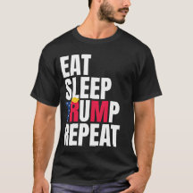 Eten Slapen Trump Herhaal President Trump Herverki