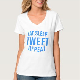 Eten Slapen Tweeten Herhalen T-shirt
