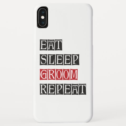 Eten Slapen Verzorging Herhalen Case-Mate iPhone Case (Achterkant)