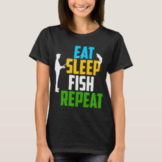 Eten Slapen Vissen Herhalen T-shirt