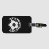 eten slapen voetbal herhalen bagagelabel (Voorkant (horizontaal))