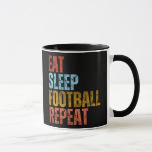 ETEN SLAPEN VOETBAL HERHALEN MOK
