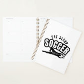 eten slapen voetbal herhalen planner (Display)
