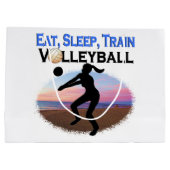ETEN, SLAPEN, VOLLEYBAL TRAINEN GROOT CADEAUZAKJE (Achterkant)