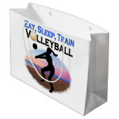 ETEN, SLAPEN, VOLLEYBAL TRAINEN GROOT CADEAUZAKJE (Achterkant Gekanteld)