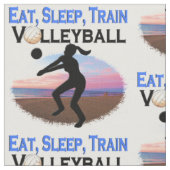 ETEN, SLAPEN, VOLLEYBAL TRAINEN STOF (Close Up)