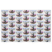 ETEN, SLAPEN, VOLLEYBAL TRAINEN STOF (Fat Quarter)
