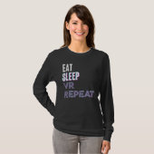 Eten Slapen Vr Herhalen Virtuele Realiteit Videosp T-shirt (Voorkant volledig)