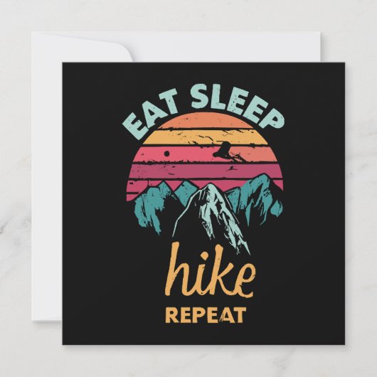 Eten, Slapen, Wandelen, Herhalen Kaart (Voorkant)