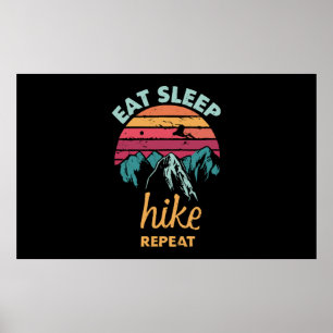 Eten, Slapen, Wandelen, Herhalen Poster