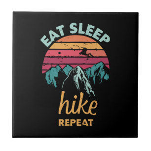 Eten, Slapen, Wandelen, Herhalen Tegeltje