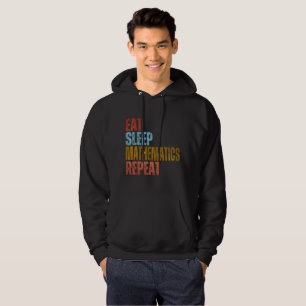 ETEN SLAPEN WISKUNDE HERHALEN  HOODIE