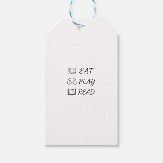 eten spelen lezen svg cadeaulabel (Voorkant)