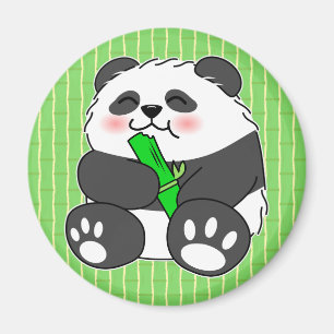 Eten Spelen Slapen Schattige Baby Panda Comfortabe Magneet