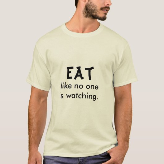 eten t-shirt (Voorkant)