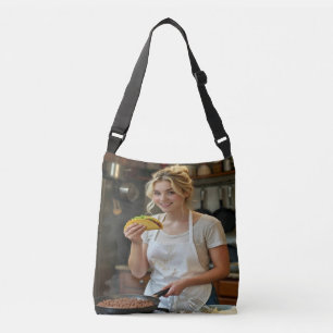 Eten Tacos Foto Personaliseren Aanpassen Crossbody Tas