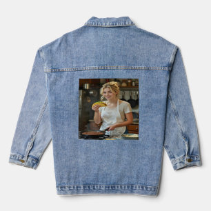 Eten Tacos Foto Personaliseren Aanpassen Denim Jacket