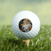 Eten Tacos Foto Personaliseren Aanpassen Golfballen (Insitu Shirt)