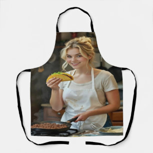 Eten Tacos Foto Personaliseren Aanpassen Schort