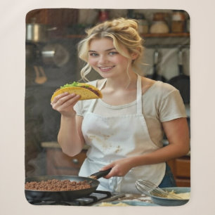 Eten Tacos Foto Personaliseren Aanpassen Sherpa Deken