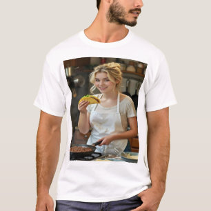 Eten Tacos Foto Personaliseren Aanpassen T-shirt