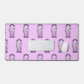 "Eten traktaties voor twee" Zwanger Halloween Paar Bureaumat (Keyboard & Muis)