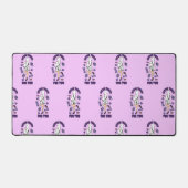 "Eten traktaties voor twee" Zwanger Halloween Paar Bureaumat (Voorkant)