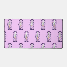 "Eten traktaties voor twee" Zwanger Halloween Paar Bureaumat