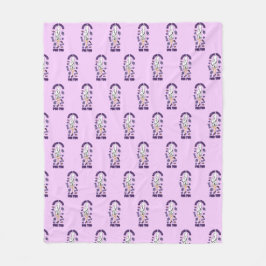 "Eten traktaties voor twee" Zwanger Halloween Paar Fleece Deken