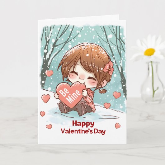 Eten van de Be Mine Heart Kaart (Kleine Plant)