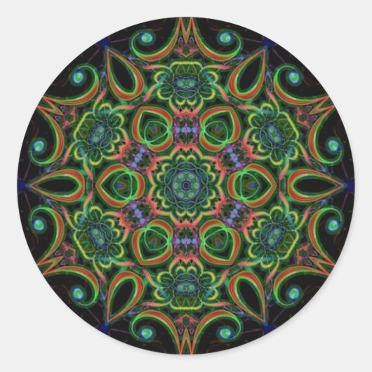 Eten van de Ziel (bewerken) Ronde Sticker (Voorkant)