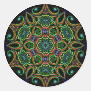 Eten van de Ziel (bewerken) Ronde Sticker