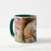 Eten van eekhoorntjes mok (Voorkant links)