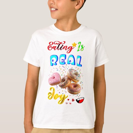 Eten van kleren is echt leuk t-shirt (Voorkant)