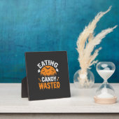 Eten van snoep verspilde Halloween-ontwerp_1 Fotoplaat (Insitu)