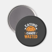 Eten van snoep verspilde Halloween-ontwerp_1 Magneet (Voorkant / Achterkant)